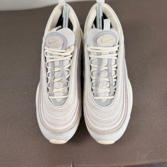 Nike Air Max 97 Grey Sail Sneakers Streetstyle Athleisure Classic Mens Size 8
